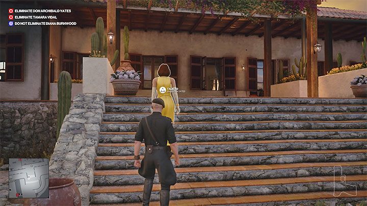 Upewnij się, że masz założone przebranie najemnika, które umożliwia swobodne podróżowanie po willi - Hitman 3: Sejf w piwnicy/Cellar safe - jak otworzyć? - Hitman 3 - poradnik, solucja