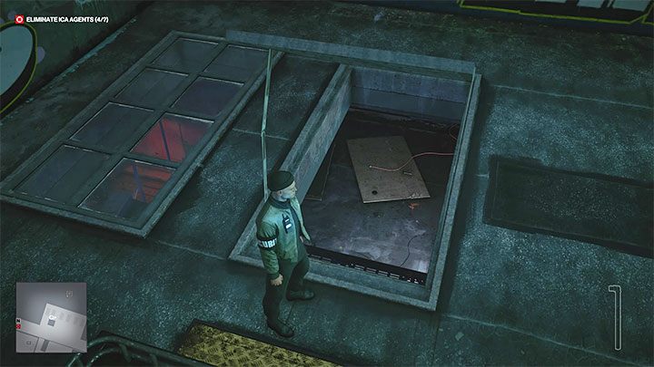 Skrót 2 - Drabina prowadząca na dach klubu Holle (Shortcut: Skylight Ladder) - Hitman 3: Apex Predator, Berlin - mapa, informacje o misji - Hitman 3 - poradnik, solucja