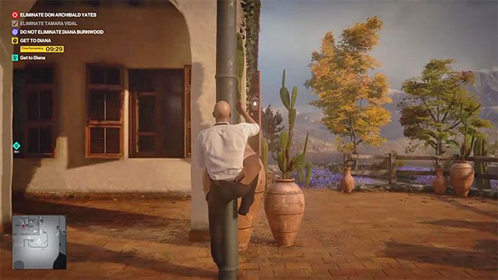Kieruj się na południe podążając za jednym z najemników - Hitman 3: Closing Statement, Mendoza - solucja, opis przejścia, jak odblokować? - Hitman 3 - poradnik, solucja
