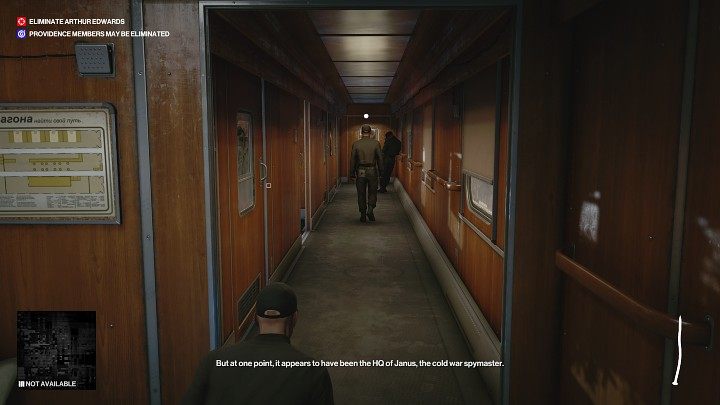 Korytarz następnego wagonu patroluje jeden strażnik - Hitman 3: Bullet Train - jak odblokować trofeum/osiągnięcie? - Hitman 3 - poradnik, solucja