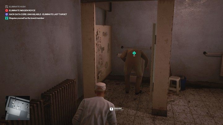 Trutka na szczury (Emetic Rat Poison) nie jest śmiertelna, ale wywołuje u celu nudności przez co udaje się on do najbliższej toalety - Hitman 3: Przeciwnik - jak otruć? - Hitman 3 - poradnik, solucja
