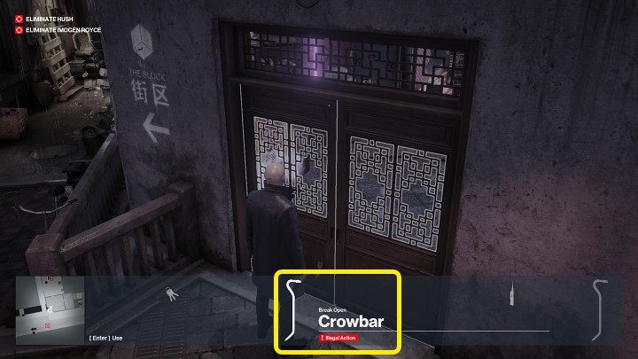 Na każdej mapie gry Hitman 3 znajdziesz co najmniej jeden łom, którego można użyć do otwarcia zamkniętych drzwi i szaf z bezpiecznikami - Hitman 3: Zamek - jak otworzyć? - Hitman 3 - poradnik, solucja