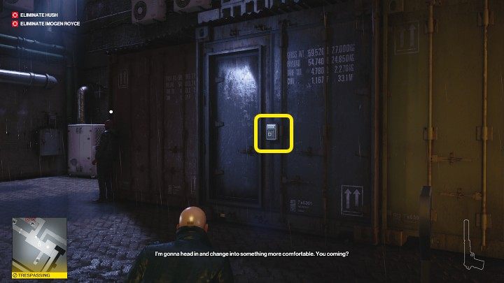 W zaułku za restauracją znajdziesz ukryte przejście do placówki ICA - Hitman 3: Kody do sejfów, zamków elektronicznych - lista wszystkich - Hitman 3 - poradnik, solucja