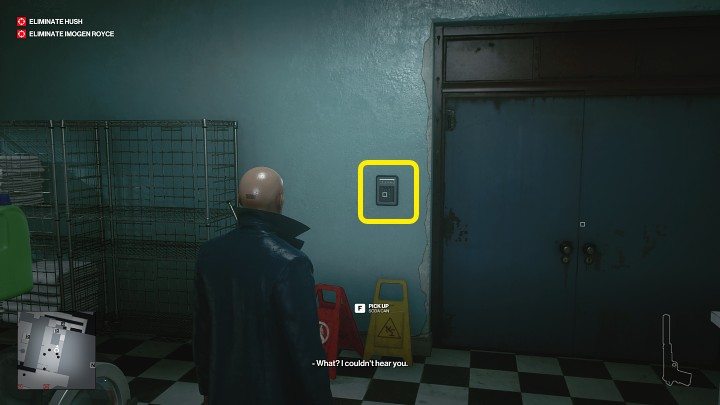 Po wejściu do pralni (poziom 1) znajdziesz zamknięte drzwi prowadzące na klatkę schodową - Hitman 3: Kody do sejfów, zamków elektronicznych - lista wszystkich - Hitman 3 - poradnik, solucja