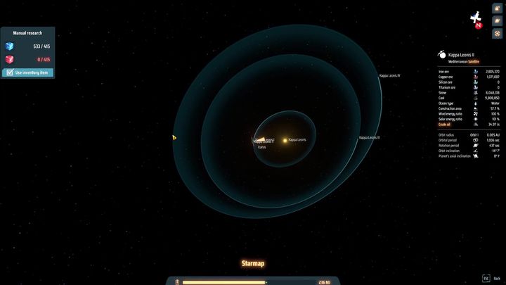 Kiedy już wybierzesz cel pozostaje się na niego skierować - Dyson Sphere Program: Eksploracja - planety, galaktyka - Dyson Sphere Program - poradnik do gry