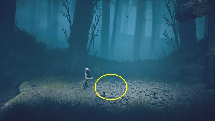 Butem musisz rzucić w określone miejsce, aby uruchomić pułapkę - Little Nightmares 2: Droga przez las - solucja, opis przejścia - Little Nightmares 2 - poradnik do gry