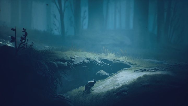 Gdy wpadniesz w dziurę po prostu się schowaj, w ten sposób ominiesz myśliwego - Little Nightmares 2: Ucieczka przed myśliwym - solucja, opis przejścia - Little Nightmares 2 - poradnik do gry
