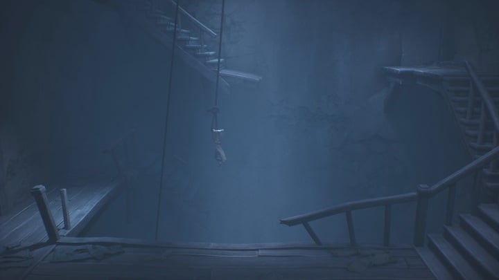 Gdy telewizor spadnie uniesie cię na wyższe piętro - Little Nightmares 2: Droga do domu dziecka - solucja, opis przejścia - Little Nightmares 2 - poradnik do gry