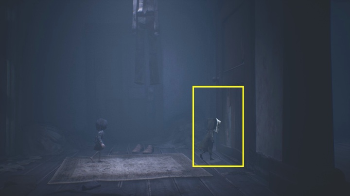 Opuść to pomieszczenie przeciskając się przez wąską szczelinę w drzwiach - Little Nightmares 2: Droga do domu dziecka - solucja, opis przejścia - Little Nightmares 2 - poradnik do gry