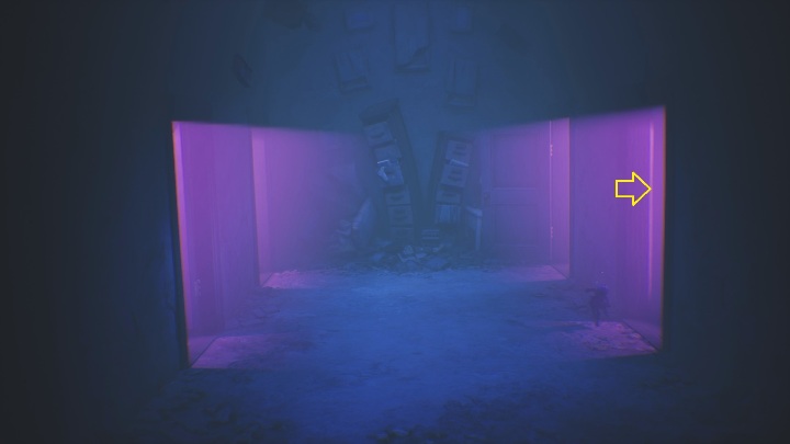 Już ostatnie, tym razem przednie drzwi po prawej stronie - Little Nightmares 2: Zagadki z drzwiami - solucja, opis przejścia - Little Nightmares 2 - poradnik do gry