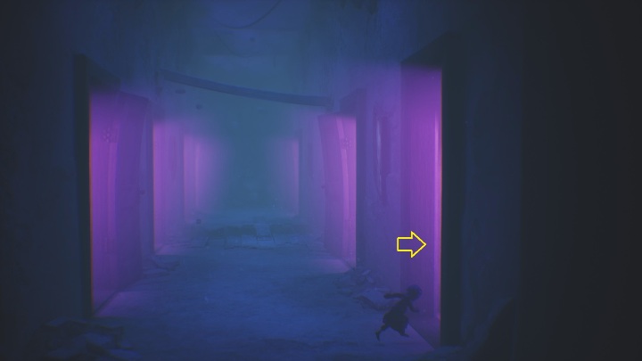 Następnie wbiegnij w pierwsze drzwi, po prawej stronie - Little Nightmares 2: Zagadki z drzwiami - solucja, opis przejścia - Little Nightmares 2 - poradnik do gry