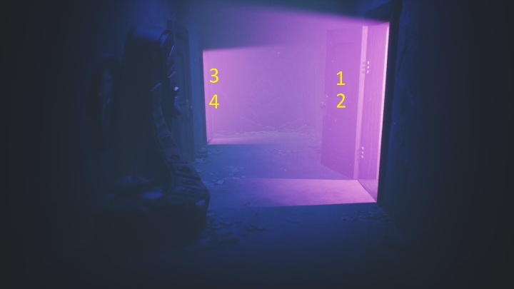Pierwsze takie drzwi zobaczysz w wąskim korytarzu - Little Nightmares 2: Zagadka z drzwiami - które wybrać? - Little Nightmares 2 - poradnik do gry