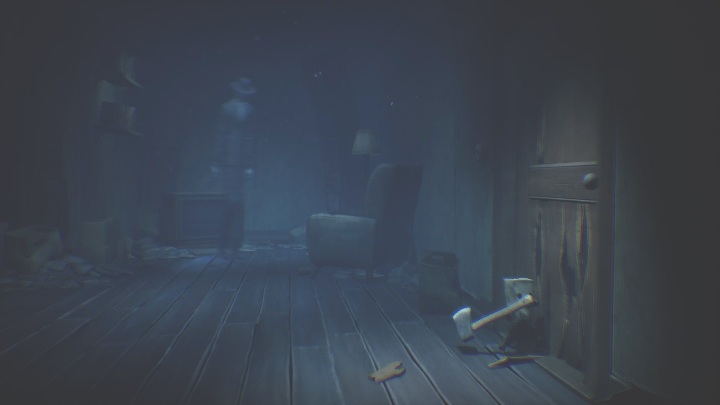 Siekierą uderz kilkukrotnie w drzwi - Little Nightmares 2: Sklep i ucieczka - solucja, opis przejścia - Little Nightmares 2 - poradnik do gry