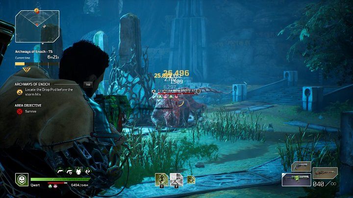 Na ostatnim etapie Ekspedycji Bramy Enoch należy dostać się do kapsuły z zaopatrzeniem (Drop Pod) - Outriders: Bramy Enoch/Archways of Enoch - Ekspedycja, solucja - Outriders - poradnik do gry