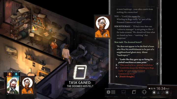 W nowym pomieszczeniu skorzystajcie z windy, by dotrzeć do biura na wyższym piętrze - Disco Elysium: Zgubiony hostel? - solucja - Disco Elysium - poradnik do gry