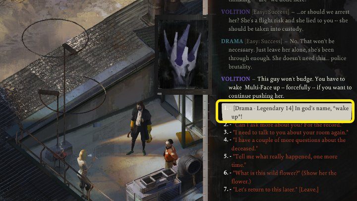 Z Klaasje musicie spotkać się w ramach zadania Wyciągnij całą historię z Titusa - Disco Elysium: Aresztuj Klaasje - solucja - Disco Elysium - poradnik do gry