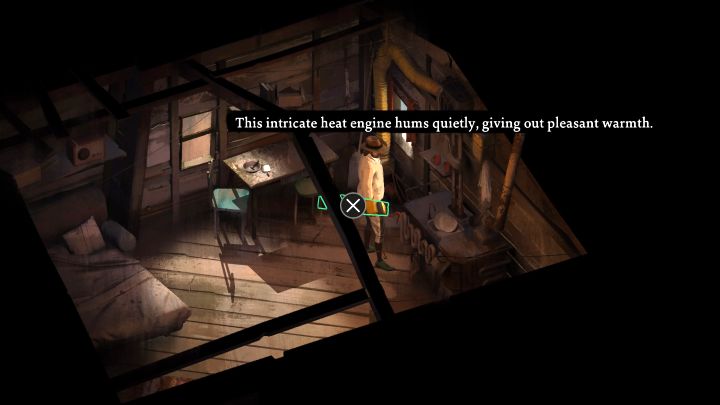 W chatce zbadajcie poluzowaną deskę z powyższego obrazka - Disco Elysium: Rozpytaj o Ruby we wsi - solucja - Disco Elysium - poradnik do gry