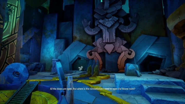 Czwarte drzwi otworzą się jeśli ułożycie gwiazdy w odpowiedniej kolejnośći - Call of the Sea: Kamienne przejście - zagadka, rozdział 6 - Call of the Sea - poradnik do gry