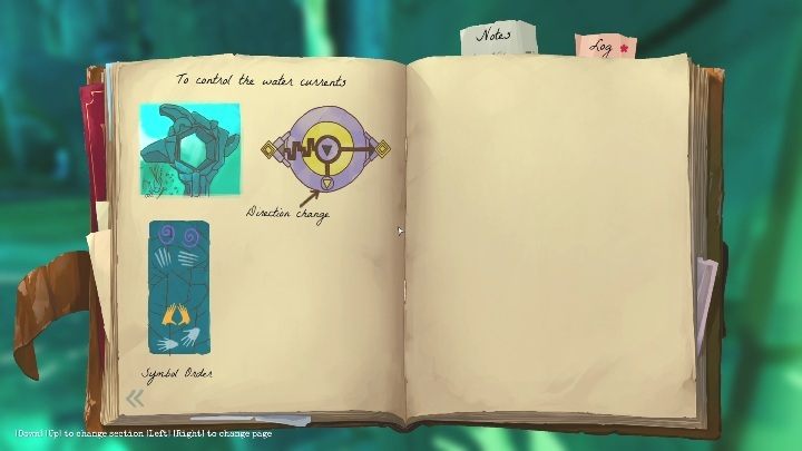 Ten symbol znajduje się na samym dole pierwszej kolumny - Call of the Sea: Rozdział 5, Zatopione - notatki - Call of the Sea - poradnik do gry