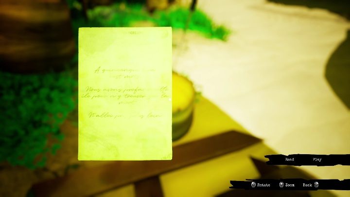 Zdobycie tej notatki nie jest trudne - Call of the Sea: Rozdział 1, 74 mile na wschód od Otaheité - notatki - Call of the Sea - poradnik do gry