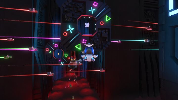 Z kabli wyskoczy kolejny kontroler z procą - Astros Playroom: Turbo-trasa - solucja, opis przejścia - Astros Playroom - poradnik do gry