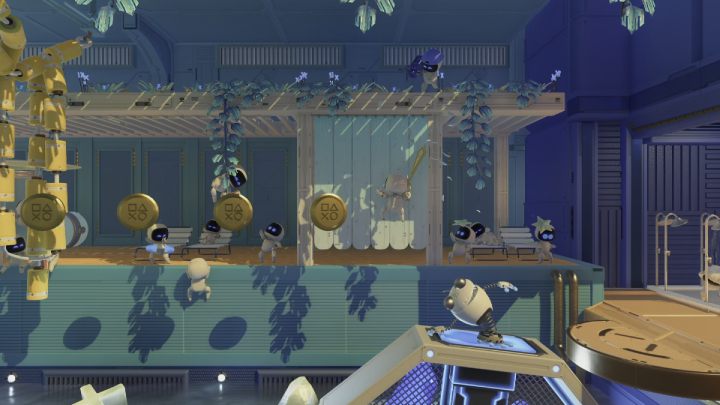 Wskocz na czerwony guzik - Astros Playroom: Hotel pod sprężyną - solucja, opis przejścia - Astros Playroom - poradnik do gry