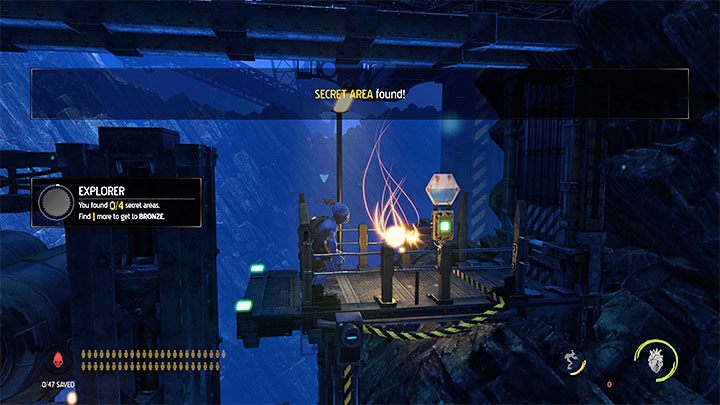 Wymagania do zdobycia platynowej odznaki: Odnaleziono 4 sekretne obszary (Secret Areas) - Oddworld Soulstorm: Odznaki (wyzwania), The Mines - lista, solucja - Oddworld Soulstorm - poradnik do gry