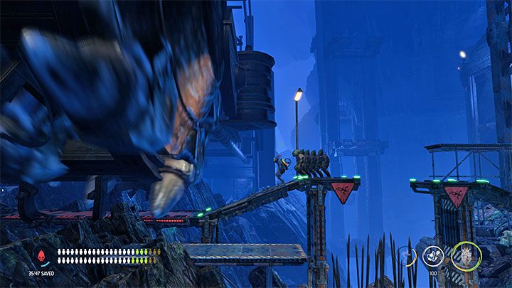 3 - Oddworld Soulstorm: Znalezienie drogi na Poziom 3, The Mines - solucja - Oddworld Soulstorm - poradnik do gry