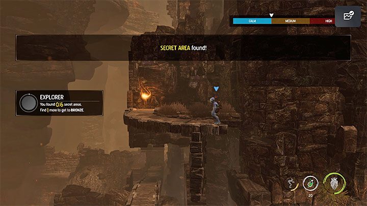 Wyruszamy w lewo i w trakcie przemierzania tej ścieżki zatrzymujemy się w miejscu z obrazka 1 - Oddworld Soulstorm: Odnalezienie innych Mudokonów, The Ruins - solucja - Oddworld Soulstorm - poradnik do gry