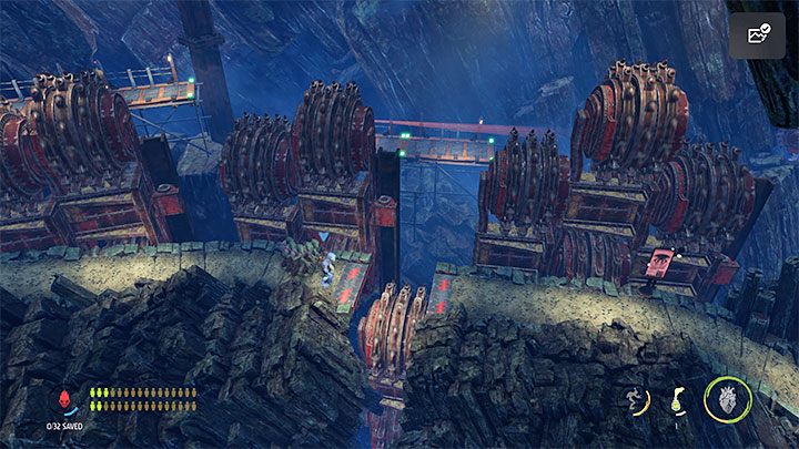 Kierujemy się w prawo - Oddworld Soulstorm: Ominięcie ochrony, Necrum - solucja, opis przejścia - Oddworld Soulstorm - poradnik do gry