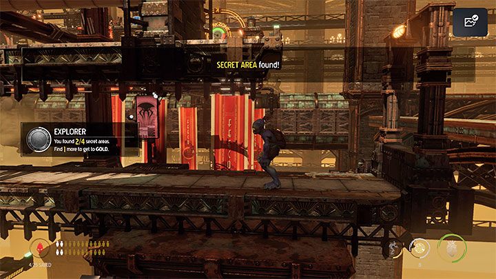 Platforma nie będzie mogła dalej pojechać i konieczne okaże się zdjęcie blokady - Oddworld Soulstorm: Odblokowanie platformy w Workzone 1, Feeco Depot - solucja - Oddworld Soulstorm - poradnik do gry