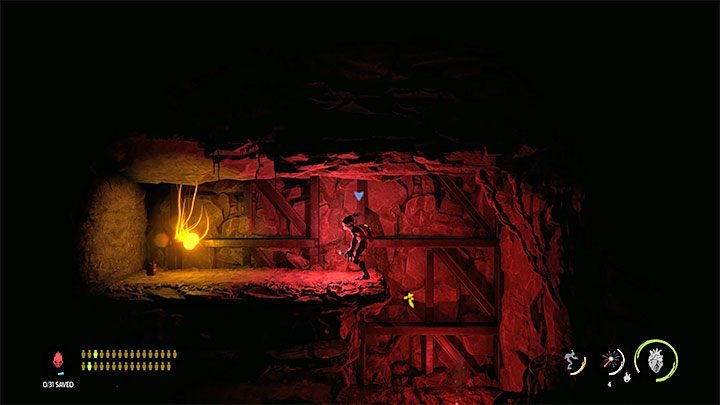 Sekret znajduje się w pierwszej kopalni i jest on nie do przegapienia, gdyż Abe musi odwiedzić to samo miejsce żeby znaleźć kanister z benzyną (Phatoline) - Oddworld Soulstorm: Etap 5 - wszystkie sekrety, lista - Oddworld Soulstorm - poradnik do gry