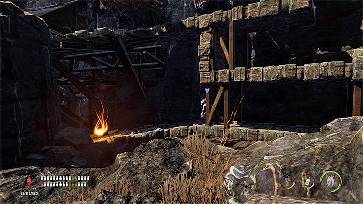 Sekret jest ukryty niedaleko miejsca, w którym Abe musi zejść po długiej drabinie na dół - Oddworld Soulstorm: Etap 5 - wszystkie sekrety, lista - Oddworld Soulstorm - poradnik do gry