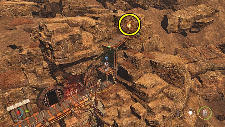Sekrety są do odnalezienia tuż po wyjściu z jaskiń - Oddworld Soulstorm: Etap 8 - wszystkie sekrety, lista - Oddworld Soulstorm - poradnik do gry
