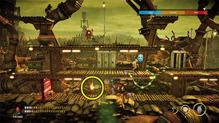 Sekret znajduje się w niewielkiej odległości na lewo od opisanej powyżej znajdźki - Oddworld Soulstorm: Etap 9 - wszystkie sekrety, lista - Oddworld Soulstorm - poradnik do gry
