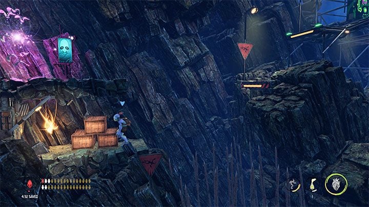 Sekret odnajduje się podczas przeprawy przez obszary z pułapkami oraz snajperami - Oddworld Soulstorm: Etap 10 - wszystkie sekrety, lista - Oddworld Soulstorm - poradnik do gry