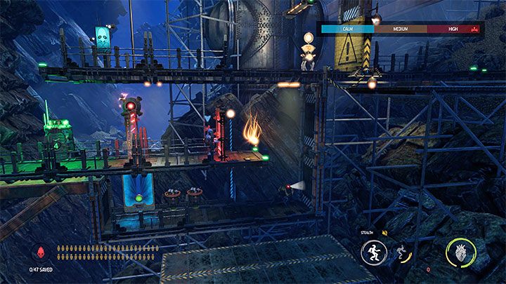 Sekret znajduje się pod pierwszą bramą Moolah Gate (tej, do otwarcia której wymagana jest waluta Moolah) - Oddworld Soulstorm: Etap 11 - wszystkie sekrety, lista - Oddworld Soulstorm - poradnik do gry