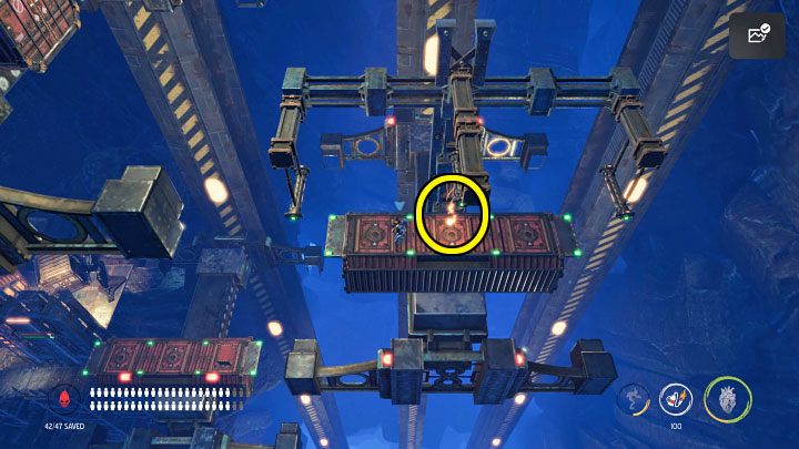 Obie znajdźki zdobywa się w tym samym obszarze odwiedzanym w drodze do katakumb końcowej części misji - Oddworld Soulstorm: Etap 11 - wszystkie sekrety, lista - Oddworld Soulstorm - poradnik do gry