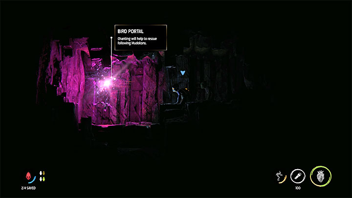 Sekretny obszar jest na głównej ścieżce i dociera się do niego niedługo po znalezieniu 3 z 4 chorych Mudokonów - Oddworld Soulstorm: Etap 12 - wszystkie sekrety, lista - Oddworld Soulstorm - poradnik do gry