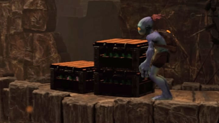 Wymagania do zdobycia platynowej odznaki: Zniszczono 35 obiektów - Oddworld Soulstorm: Odznaki (wyzwania), The Ruins - lista, solucja - Oddworld Soulstorm - poradnik do gry