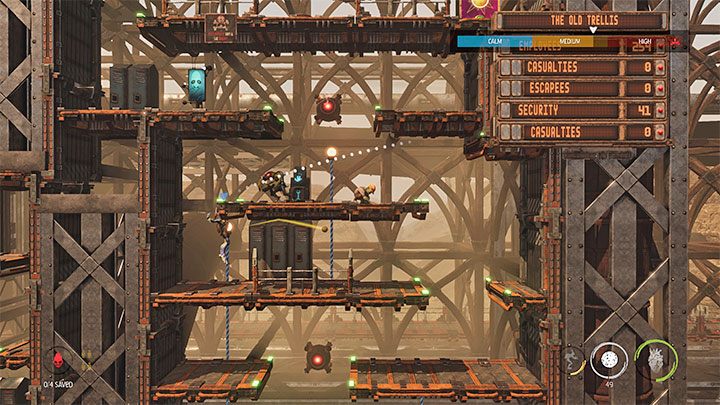 Rozpoczynamy obok zatrzymanego pociągu i ruszamy w prawo - Oddworld Soulstorm: Odnalezienie Alfa i innych, Reunion - solucja - Oddworld Soulstorm - poradnik do gry