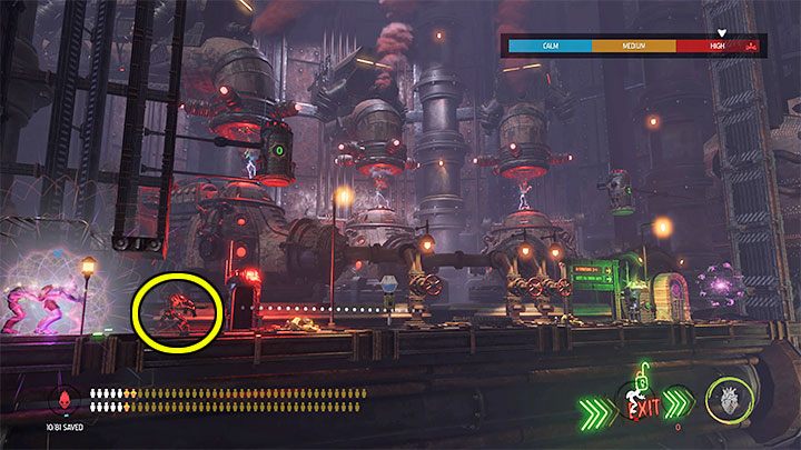 Opętanym Sligiem szybko wyruszamy w lewo, kierując się w stronę Abea i innych Mudokonów - Oddworld Soulstorm: Otwarcie 1 i 2 bramy, Brewery - solucja - Oddworld Soulstorm - poradnik do gry