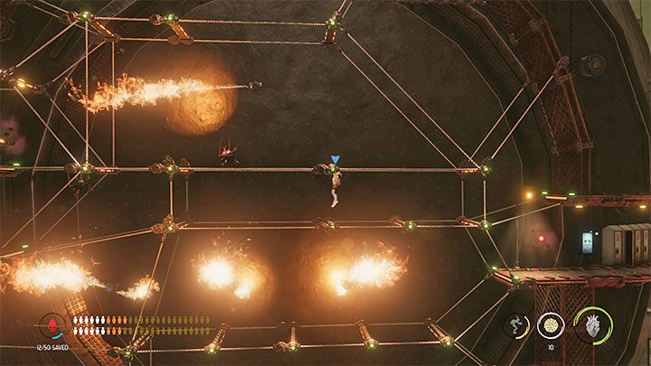 W zaliczeniu wspinaczki przeszkadzają również latające miny - Oddworld Soulstorm: Aktywowanie 5 komór Brewing Chambers - solucja - Oddworld Soulstorm - poradnik do gry