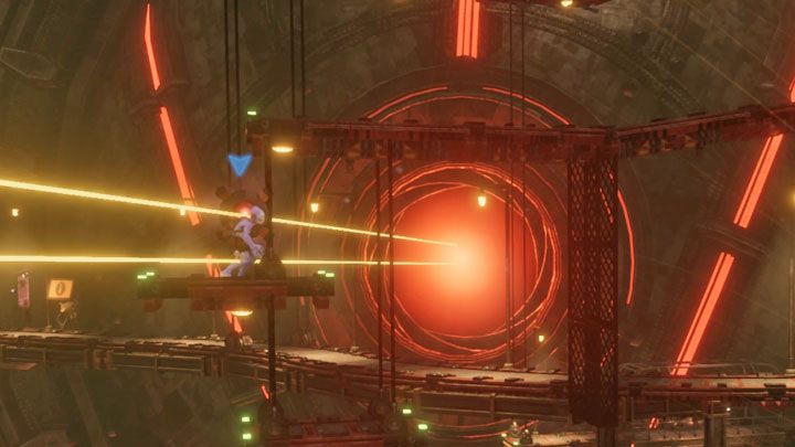 Nasze zadanie to doprowadzenie do zniszczenia 5 Chant Suppressors i dwa z nich znajdują się w dolnej części lokacji z okiem - Oddworld Soulstorm: Aktywowanie 5 komór Brewing Chambers - solucja - Oddworld Soulstorm - poradnik do gry
