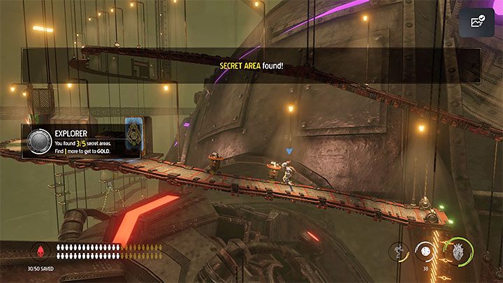 Po dotarciu do nowych balkoników kierujemy się w prawo - Oddworld Soulstorm: Aktywowanie 5 komór Brewing Chambers - solucja - Oddworld Soulstorm - poradnik do gry