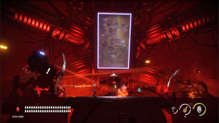 Skupiamy się na jednym z mechów i drugiego atakujemy dopiero po zniszczeniu pierwszego - Oddworld Soulstorm: Finałowy boss, Eye of the Storm - solucja, jak pokonać - Oddworld Soulstorm - poradnik do gry