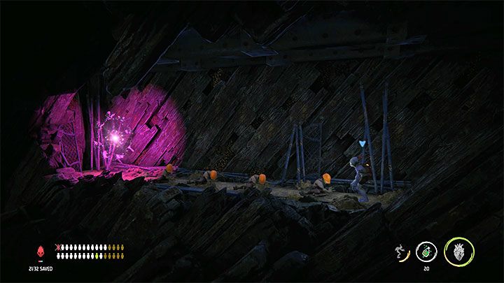 W dolnym obszarze rekrutujemy 3 Mudokonów, ale nie opuszczamy jeszcze tego miejsca - Oddworld Soulstorm: Zejście na poziom Bone Processing, Necrum - solucja - Oddworld Soulstorm - poradnik do gry