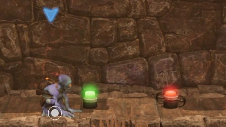 Po tym jak uporaliśmy się z grupą Sligów i dotarliśmy na górną półkę załączy się scenka przerywnikowa - Oddworld Soulstorm: Uwolnienie przygwożdżonych Mudokonów, The Ruins - solucja - Oddworld Soulstorm - poradnik do gry