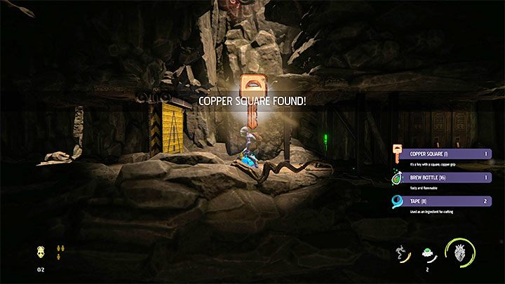 Istotną informacją jest to, że pokonany Slig pozostawi po sobie miedziany klucz - Copper Square Key - Oddworld Soulstorm: Uwolnienie przygwożdżonych Mudokonów, The Ruins - solucja - Oddworld Soulstorm - poradnik do gry