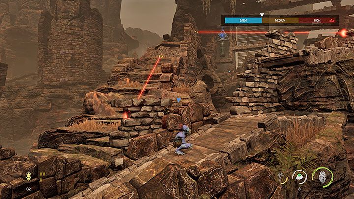 Wyruszamy w prawo - Oddworld Soulstorm: Uwolnienie przygwożdżonych Mudokonów, The Ruins - solucja - Oddworld Soulstorm - poradnik do gry